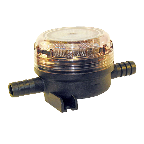 1/2 Inch Barb Inlet Water Strainer - 50-Mesh Inline Filter With Clear Bowl